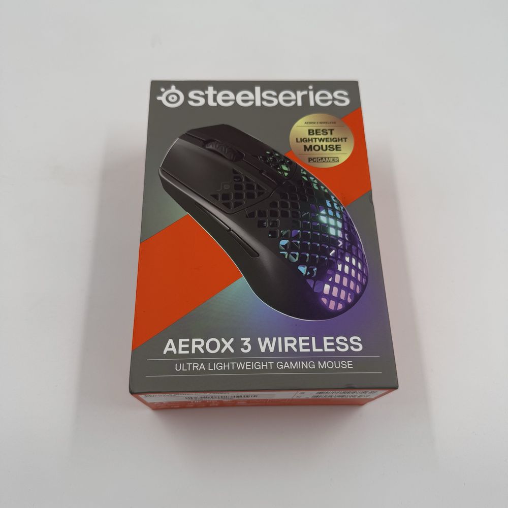 Ігрова бездротова мишка SteelSeries Aerox 3 Wireless Чорна