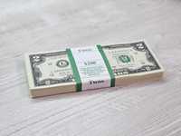 Банкнота, Бона, 2 доллара США одной купюрой (USA), $