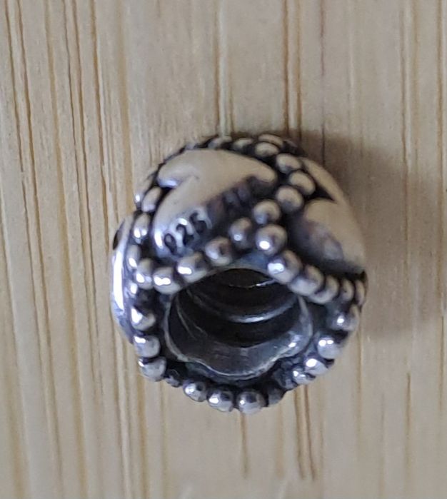 Conta Pandora Coração em Prata, 926, como Nova