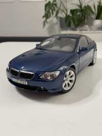 Model BMW 6 645Ci E63 1/18 Kyosho niebieski 2003 1:18 odbiór Koszalin