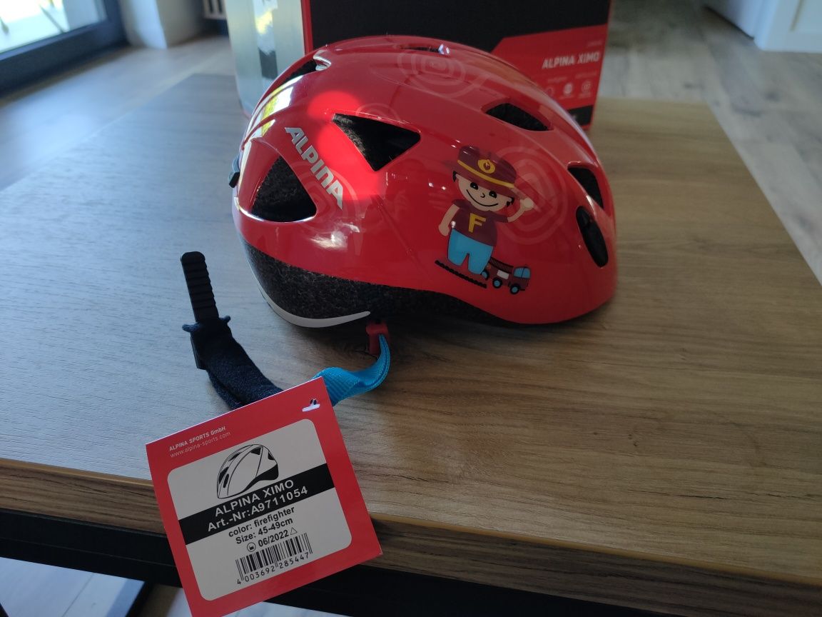 Kask rowerowy Alpina Ximo firefighter 45-49 cm XD1411