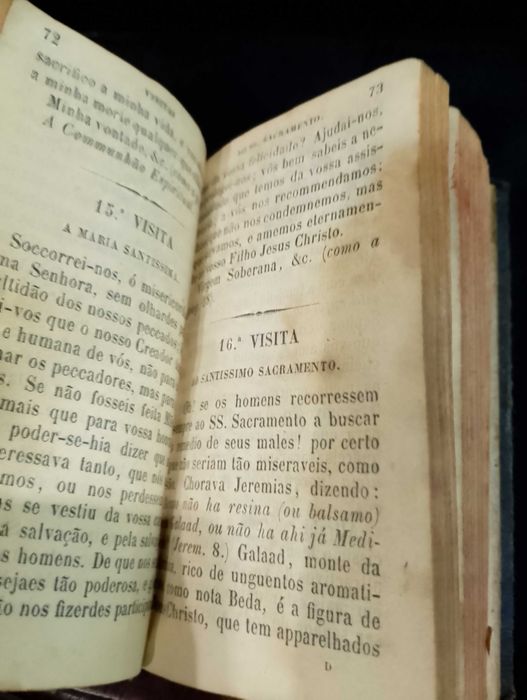 Visitas ao S S . Sacramento e a Maria Santíssima 1857