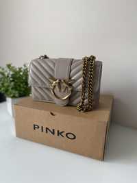 Pinko mini love пудра сумка