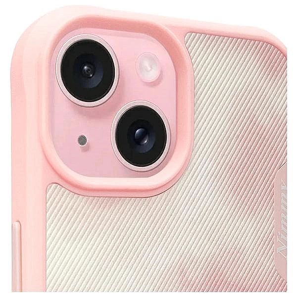 Etui Nimmy Big Eyed Pet 2.0 Cat na iPhone 15 - różowe