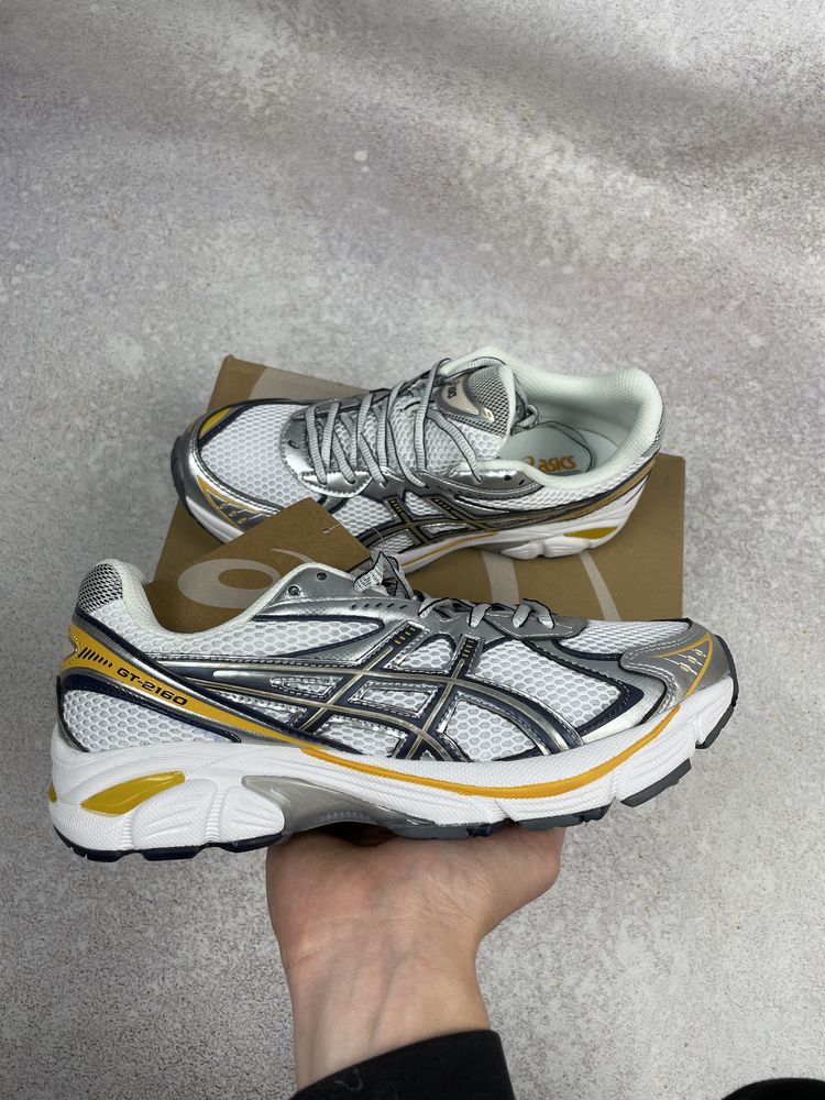 Asics GT-2160 41-43 pure silver кросівки чоловічі білі сірі