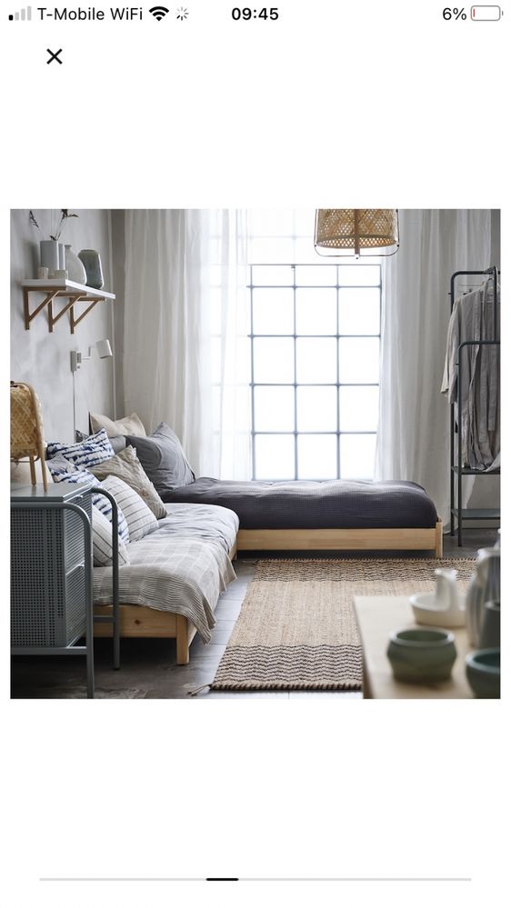 Łóżko UTAKER IKEA sosna sztaplowane