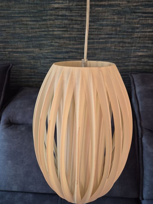 lampa wisząca z tkaniny