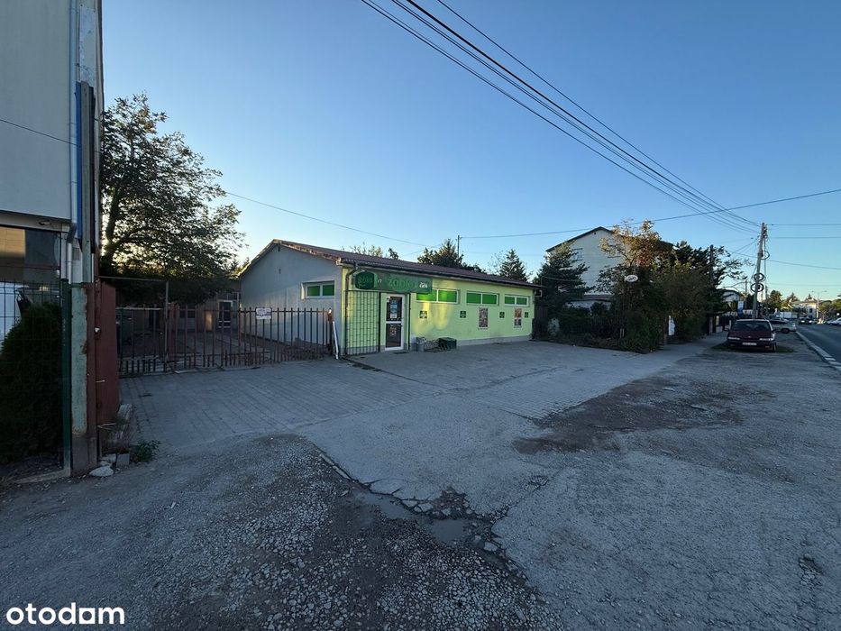 Pawilon handlowo-usługowy wraz z działką  795 m2  z najemcą  Żabka