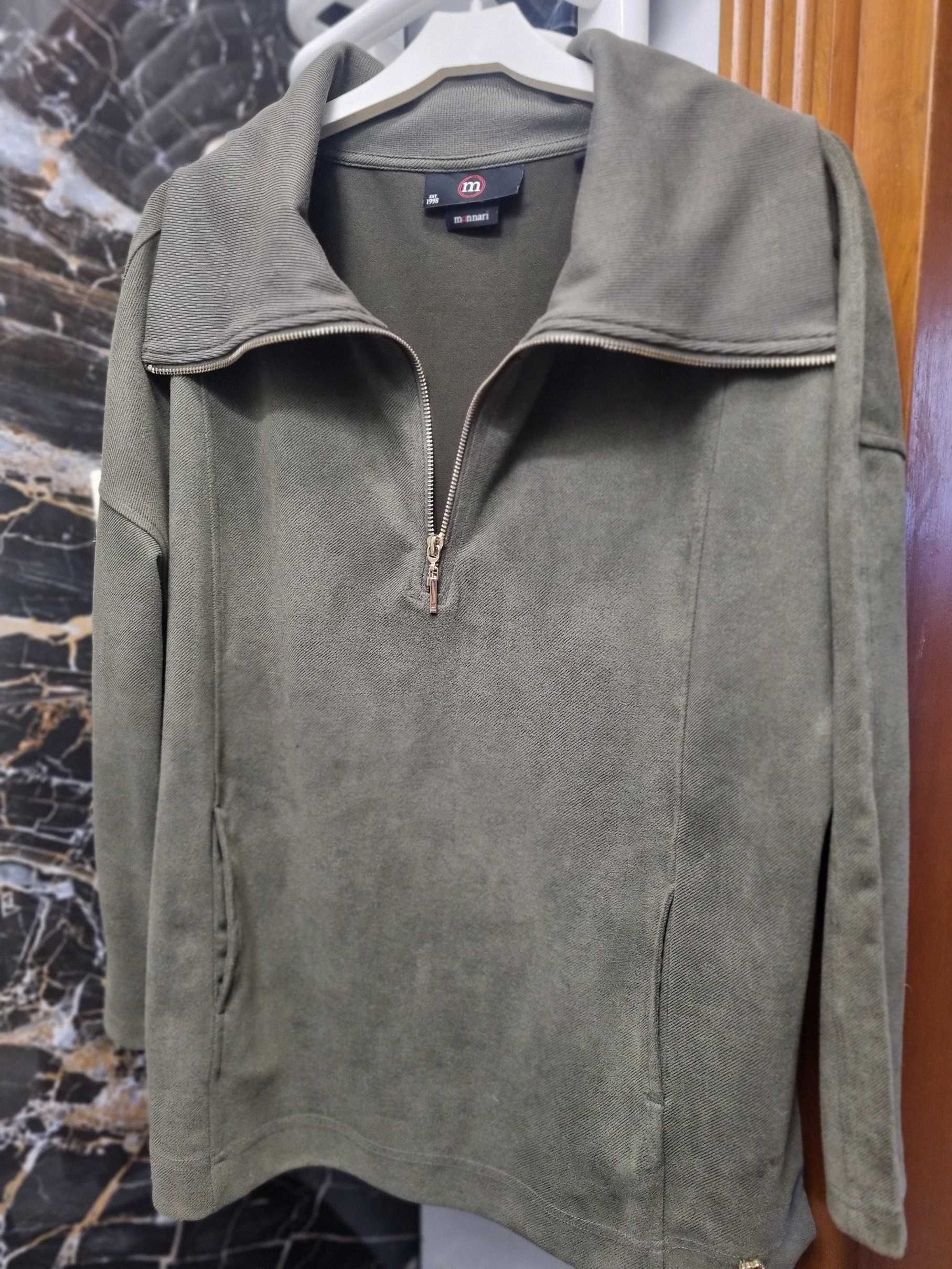 Komplet dres bluza i spodnie Monnari 42/XL  khaki idealny JAK NOWY