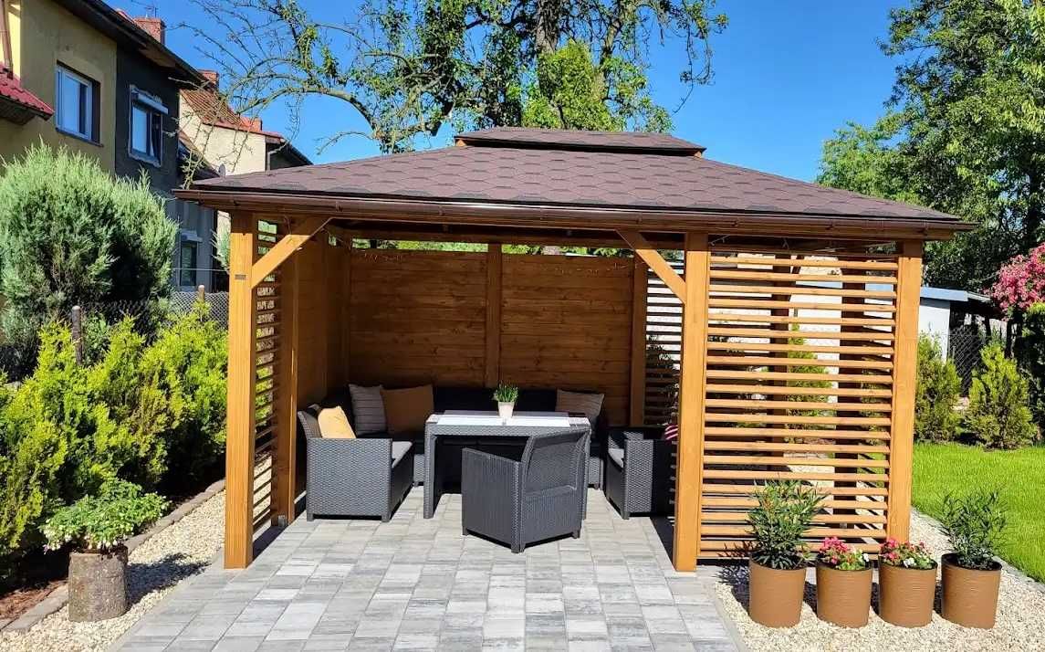 Altana ogrodowa WERONA 3X4, altanka drewniana,wiata,pergola,zadaszenie