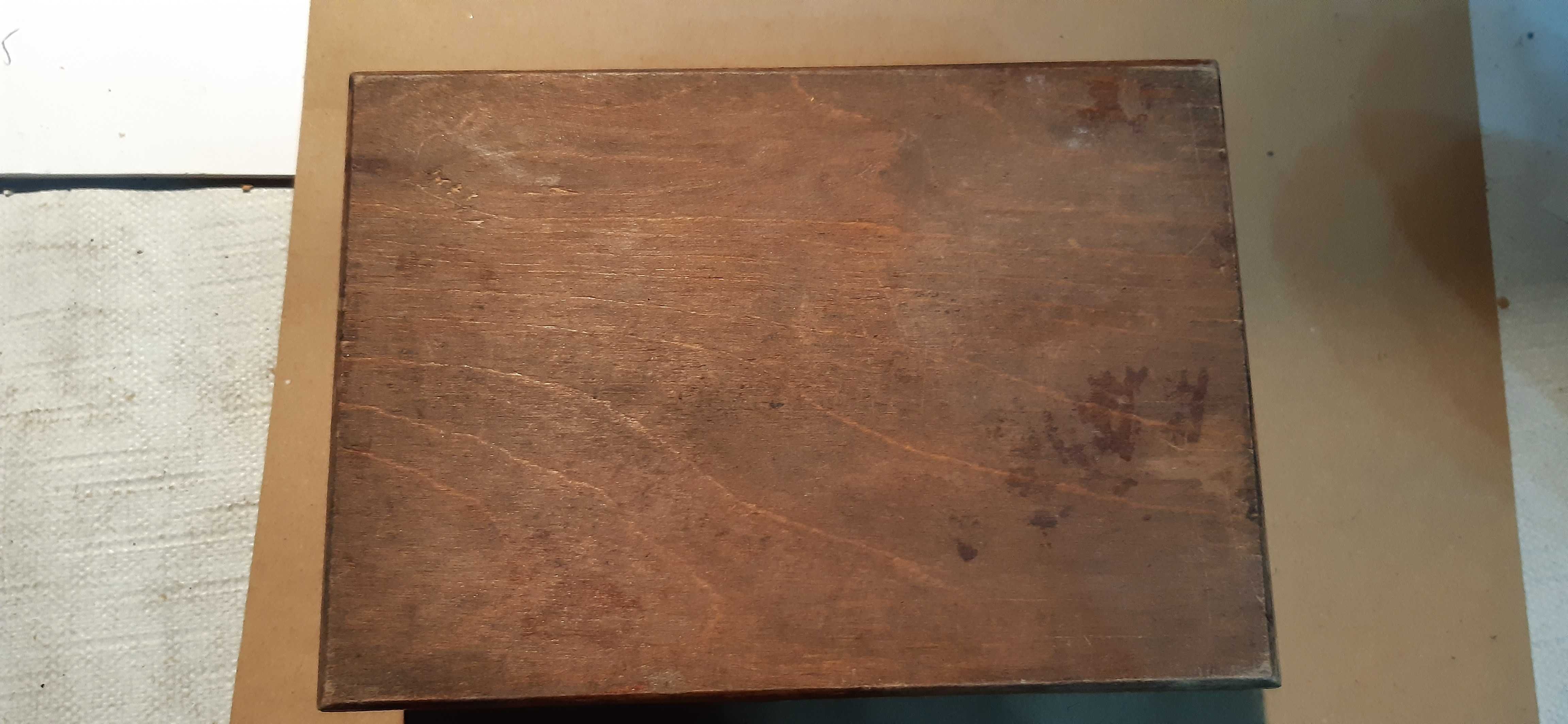 stara szkatułka pudełko drewniane góralskie