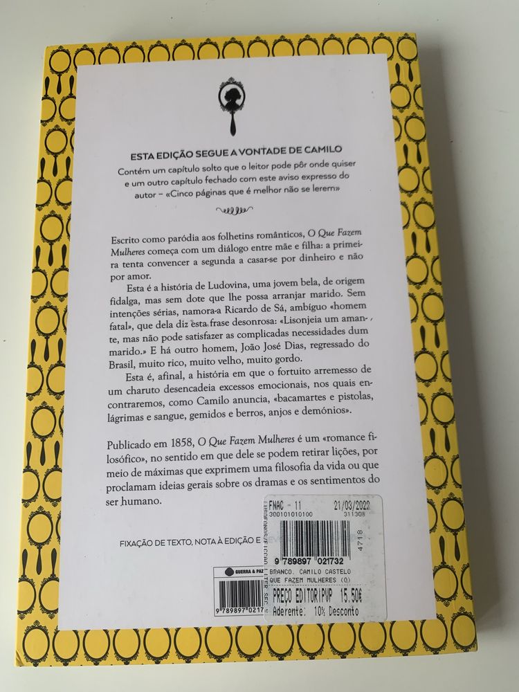 Livro O que fazem mulheres