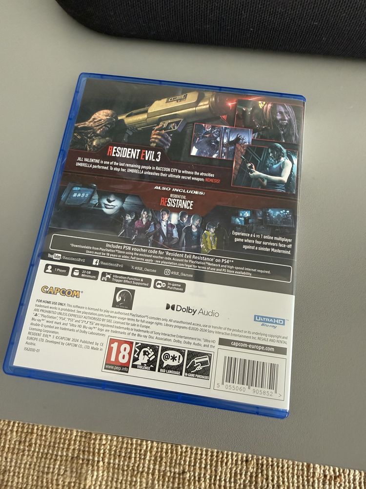 Gra PS5 Resident Evil 3 Remake PL