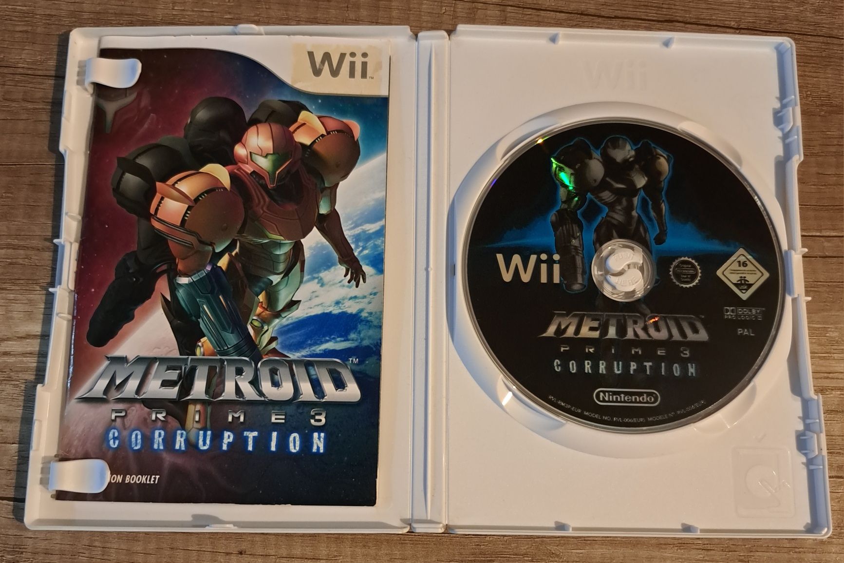 Metroid Prime 3 Corruption Nintendo Wii Komplet 3xA