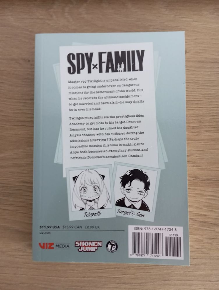 Spy x family manga