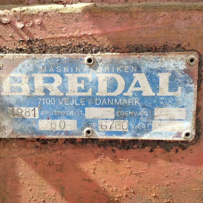 Rozrzutnik Bredal G700 rozsiewacz