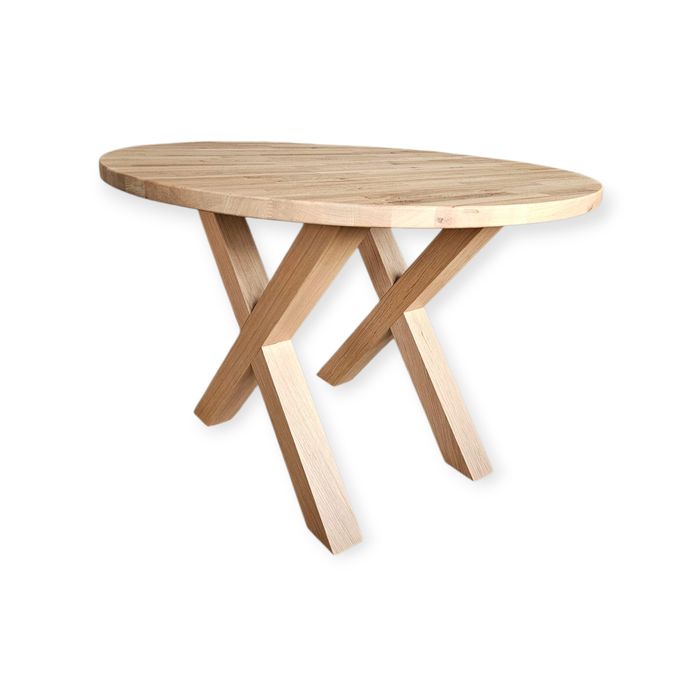 Stół dębowy , okrągły w stylu skandynawskim 110 cm  DOSTAWA GRATIS !!!