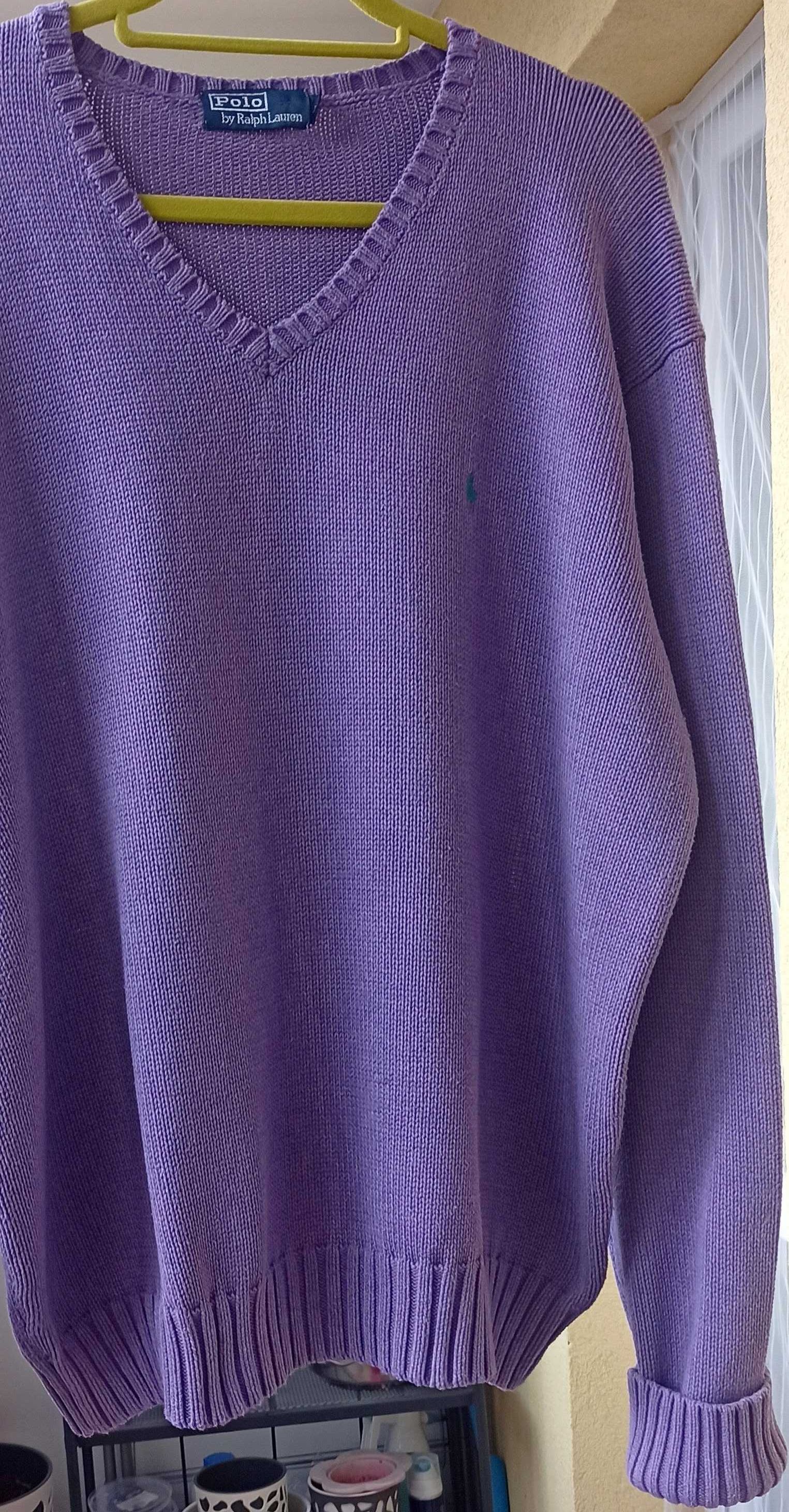 Bawełniany męski sweter Polo by Ralph Lauren