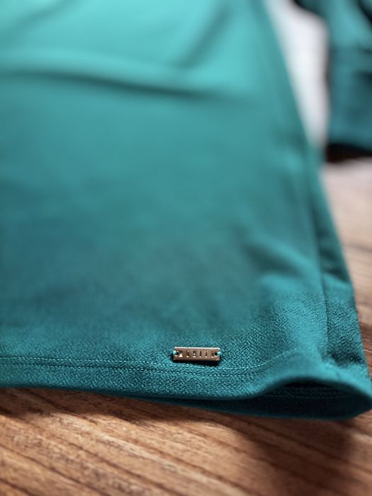 Zielona sukienka,prosta sukienka