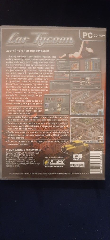 Gra retro na PC Car Tycoon
