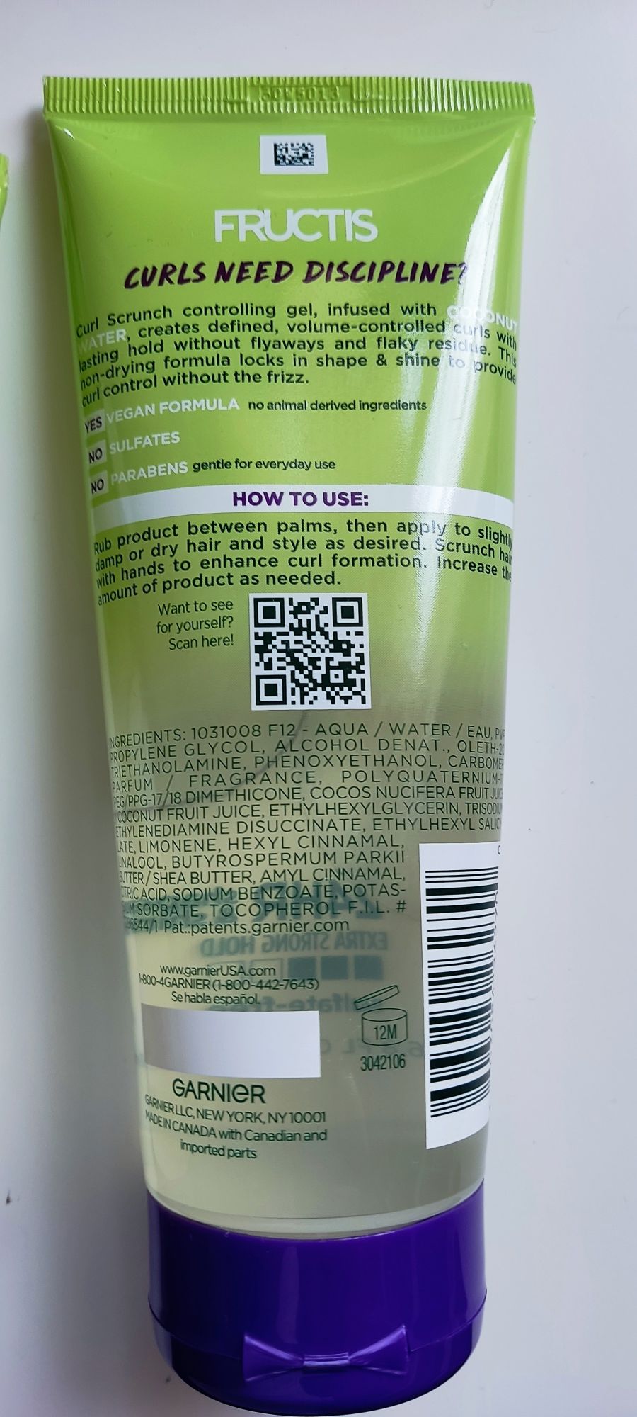 Gel cabelo garnier