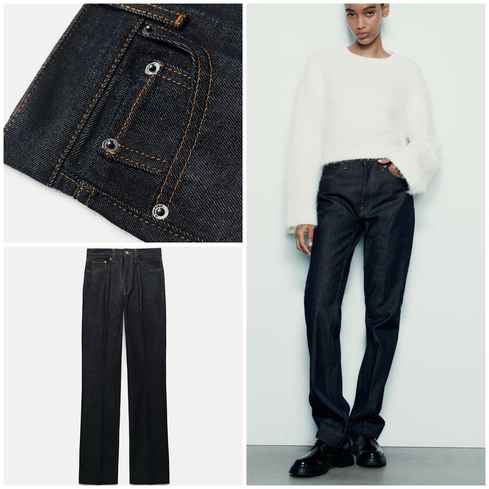 Джинсы 36 S Zara 40 M L джинси брюки штаны
