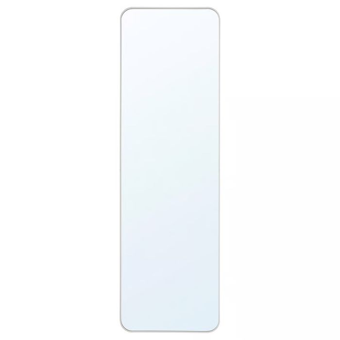 Białe lustro wiszace Ikea