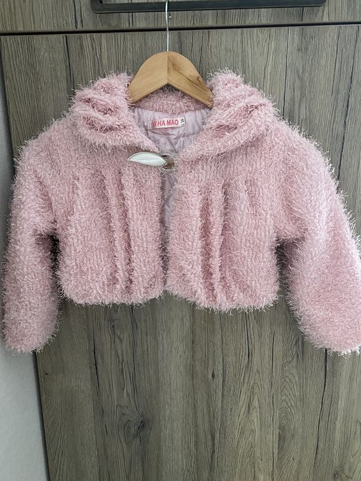 Шубка, полушубок, болеро праздничное для девочки