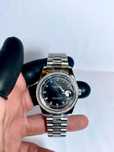 Zegarek automatyczny Seiko mod datejust wysadzany cyrkoniami nh35
