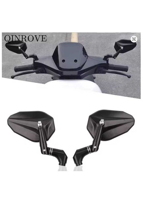 Дзеркала на мотоцикл, універсальні (алюмінієві, якісні)