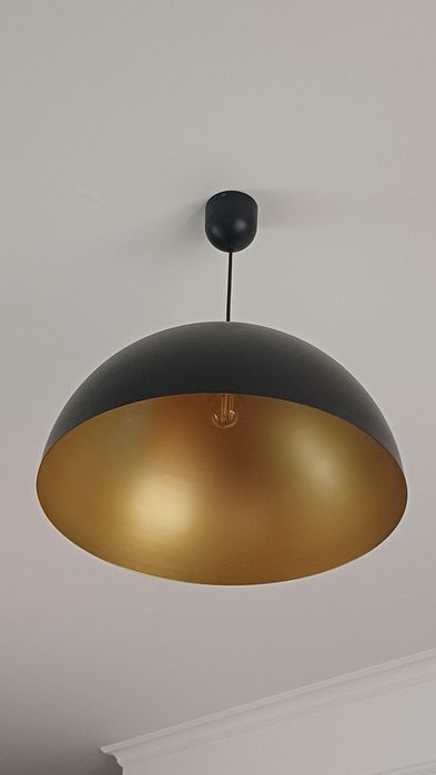 Lampa wisząca Cetina metal czarna