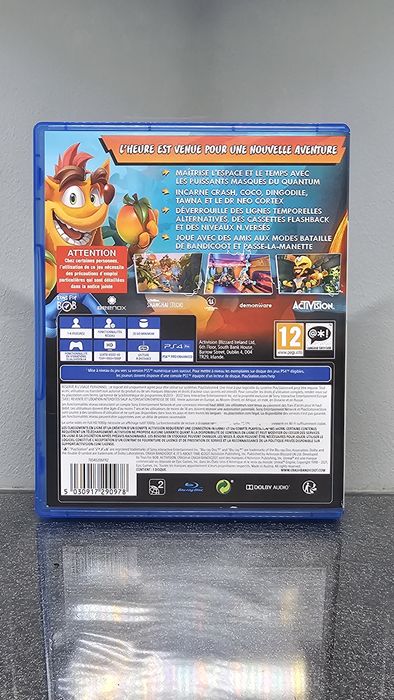 Crash Bandicoot It's About Time PS4 PS5 PlayStation 4 5