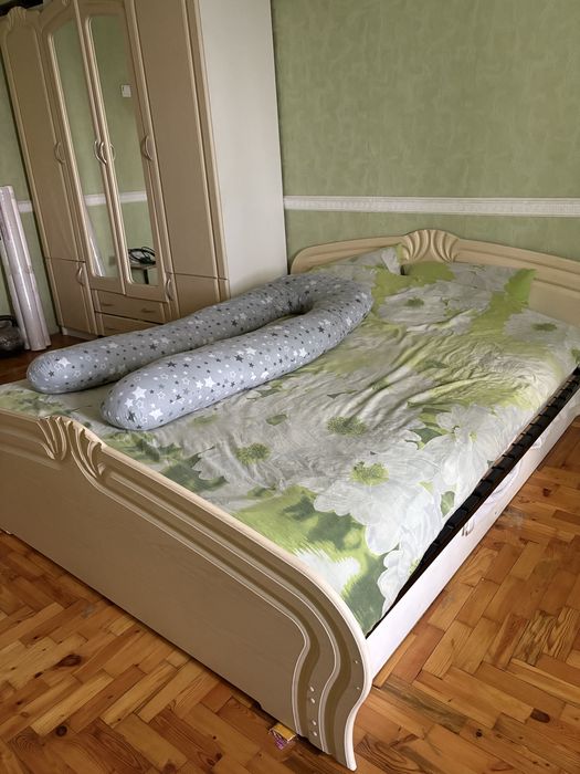 Ліжко МДФ з ламелями