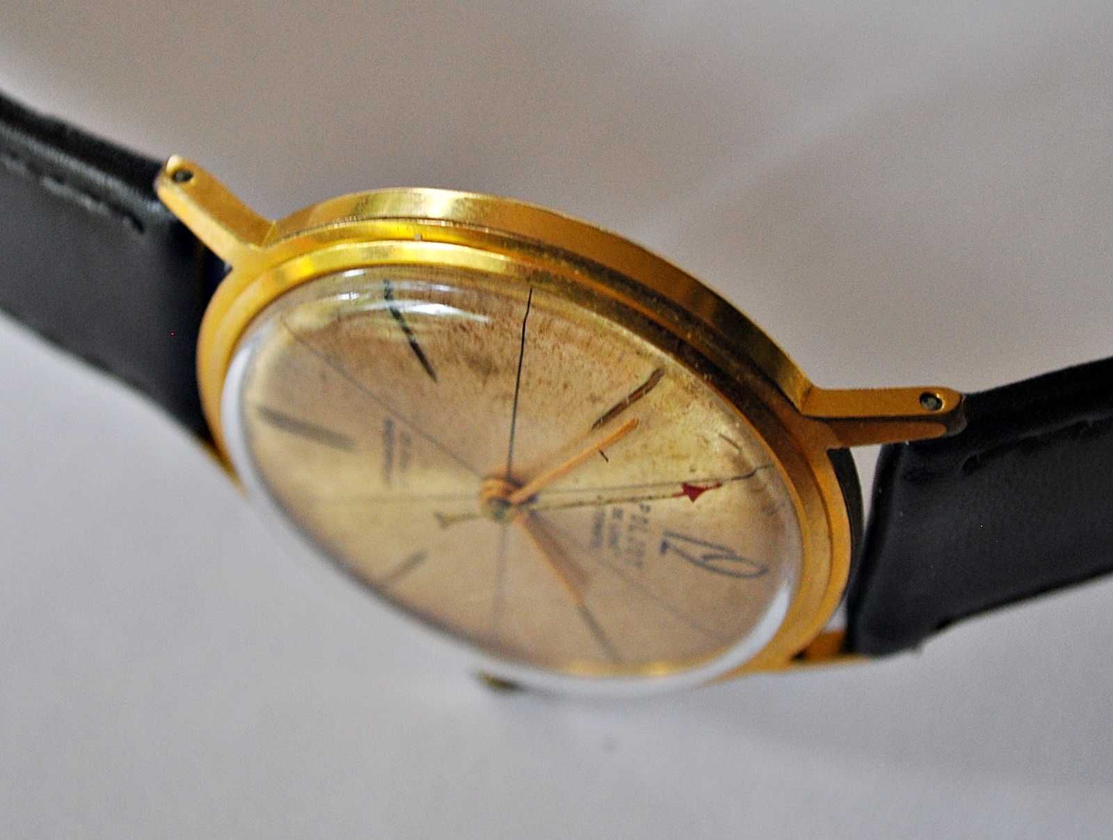 Złocony górniczy Poljot de Lux 29 kam, automat