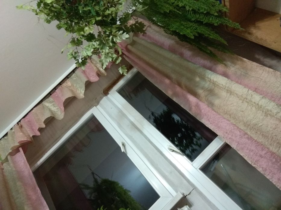 PRL Zasłony z szerokim lambrekinem