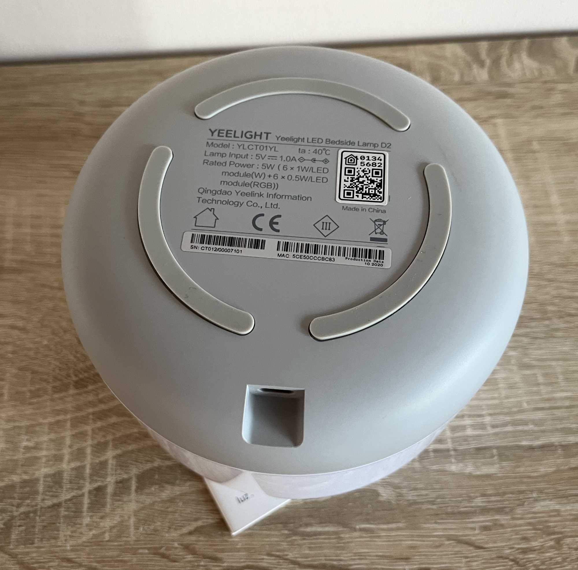 Inteligentna lampka nocna Yeelight LED Bedside Lamp D2 HomeKit