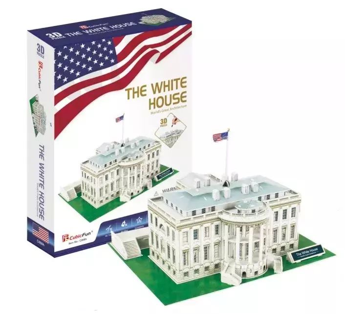 Puzzle 3D 57 elementów. Biały Dom