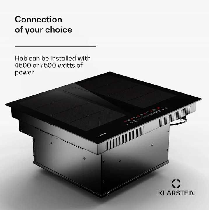 Płyta indukcyjna z wyciągiem Klarstein Chef-Fusion