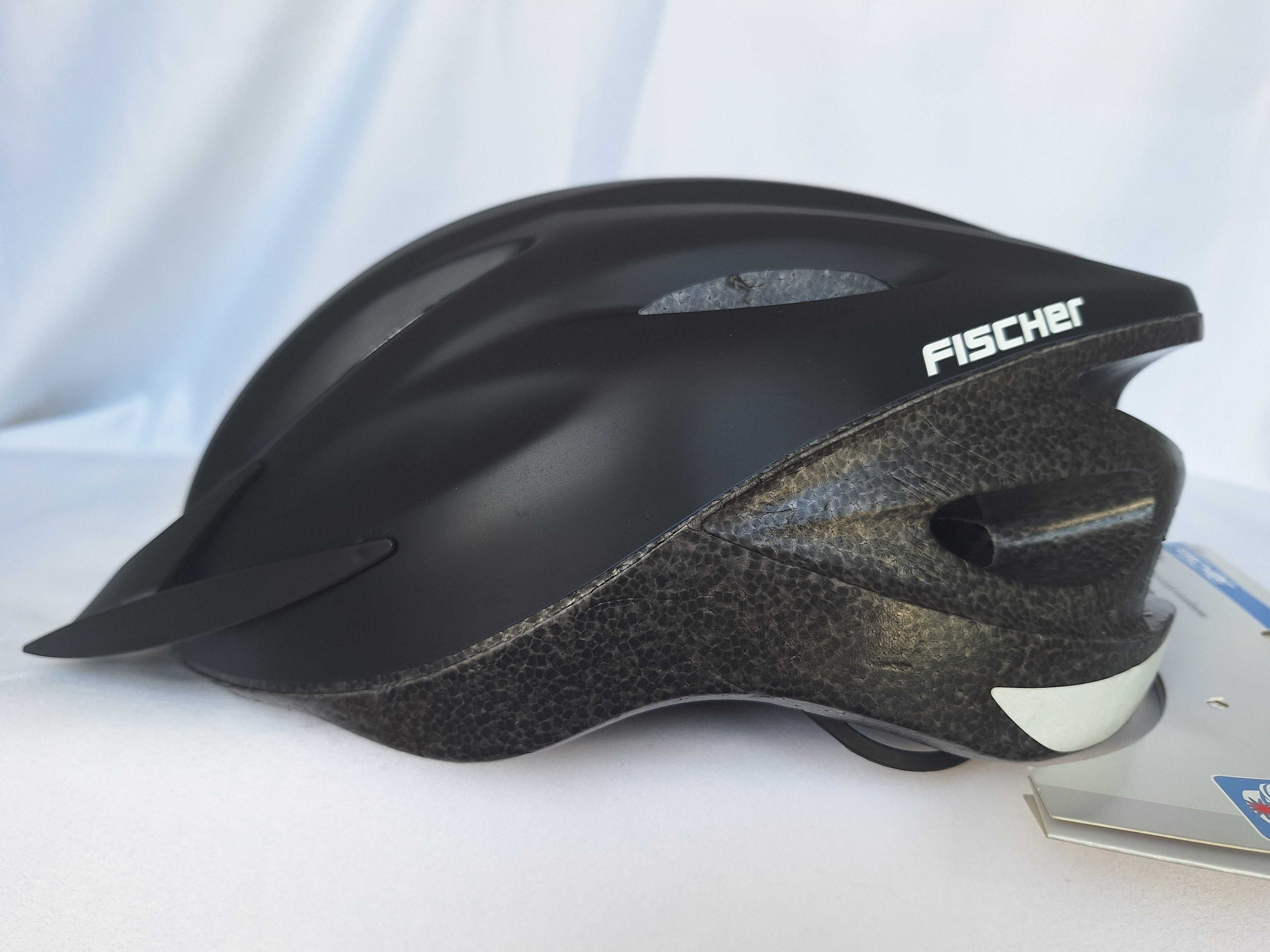 Kask rowerowy Fischer Helm FZ-016 Fahrad Black Matt L 58-61cm