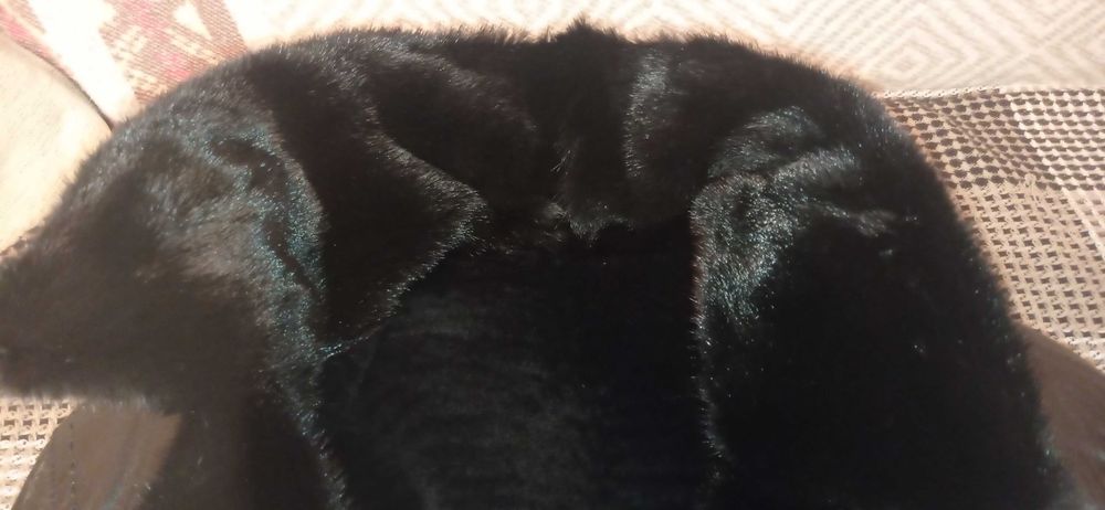 Дубленка мужская  с норковым воротником