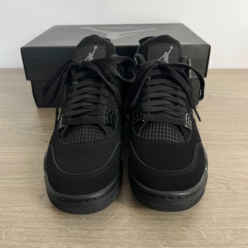 Nowość*NowyJordan4NikeAir4 BlackunisexTrampki 38