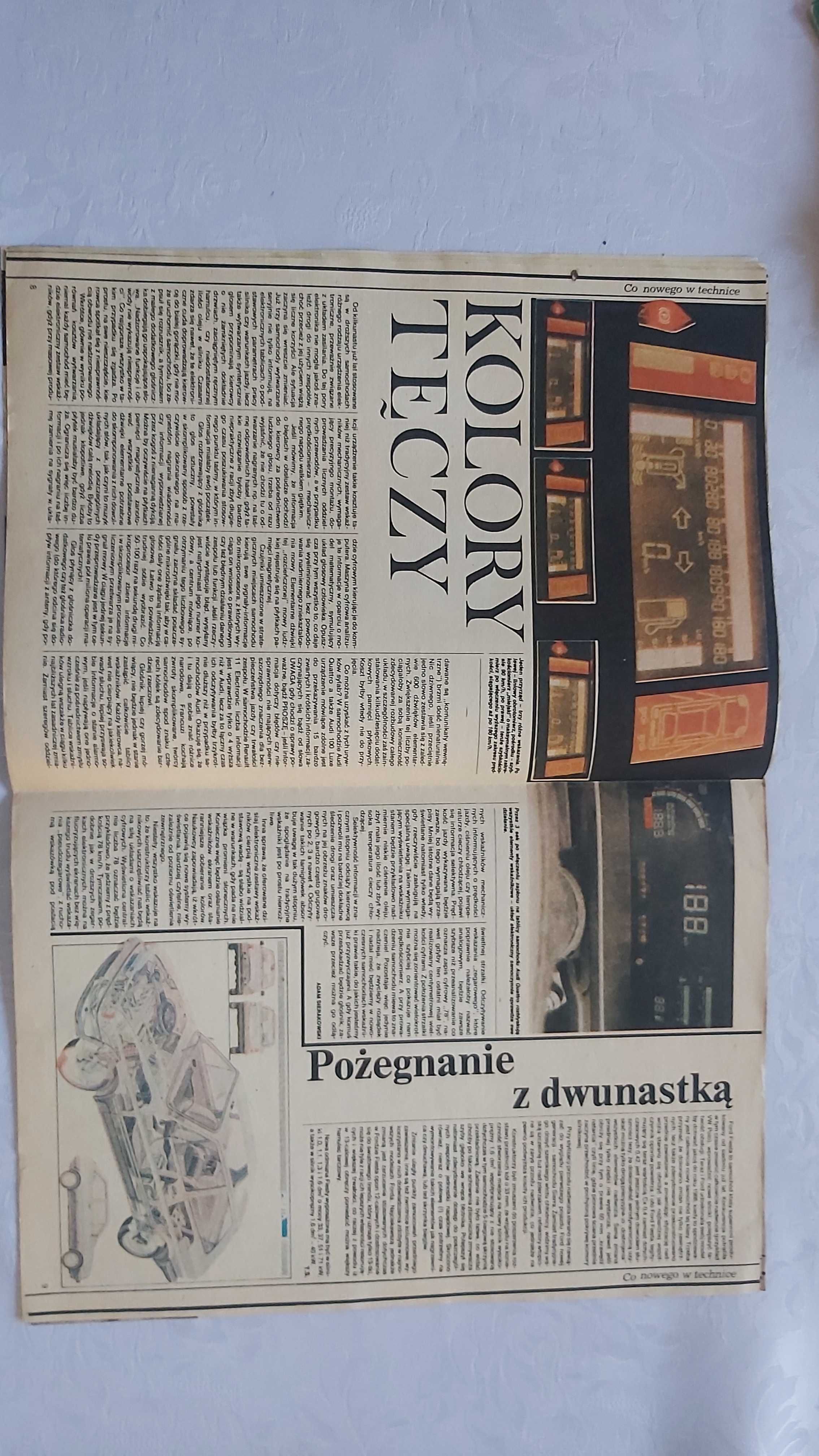 Czasopismo MOTOR 40/1983 ford fiesta, simson, wartburg