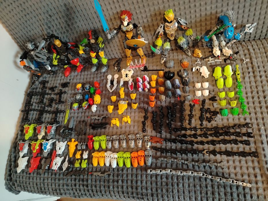 Klocki Bionicle różne rodzaje
