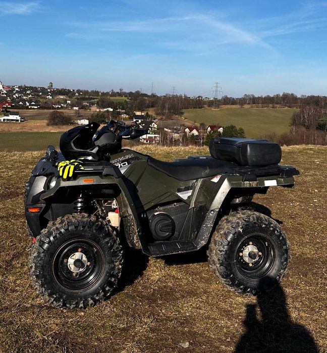 quad polaris sportsman 570 wyciągarka grzane manetki LED FV 23%