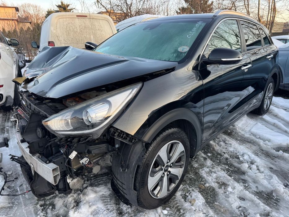 Kia Niro AUTOMAT BOGATE WYPOSAŻENIE! Hybryda, pół skóry, nawi, kamera OKAZJA!