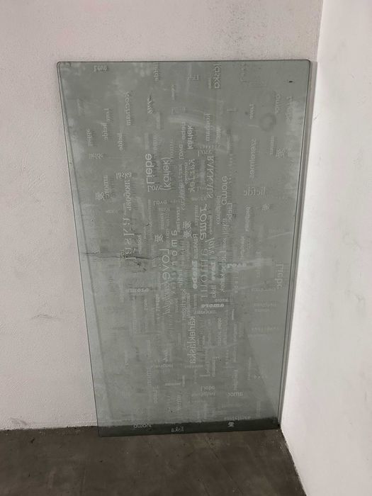 Tampo Vidro mesa/secretária IKEA Love Glasholm