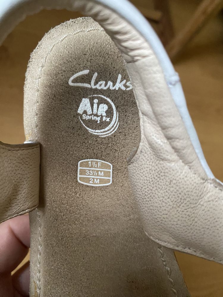 Босоніжки Clarks Air шкіряні боссоножки кожание