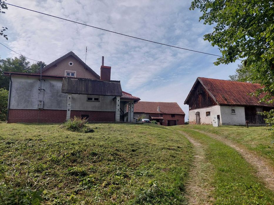 Działka 30 arów+Dom i dwa budynki gospodarcze-Blisko Mazurskich jezior