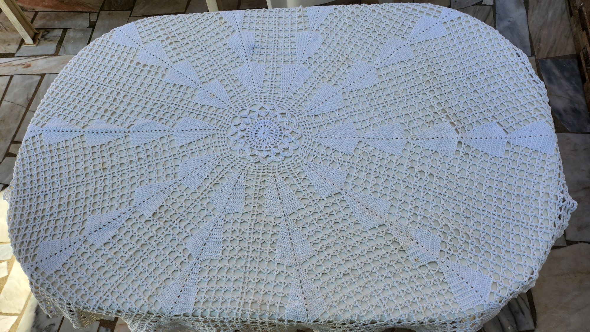 Toalha de mesa em renda