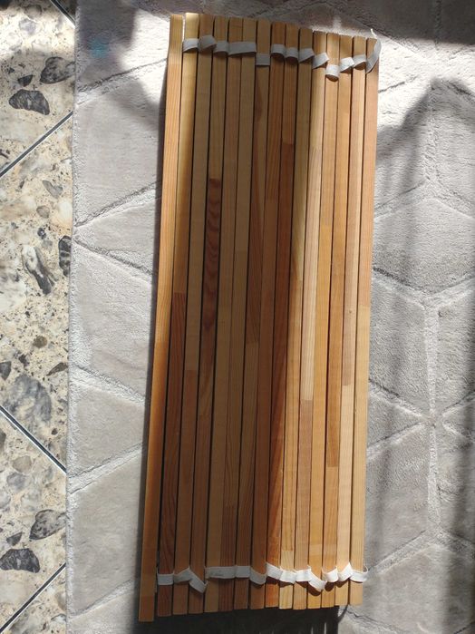 stelaż do łóżka z litego drewna, 80 x 200cm, marki Ikea